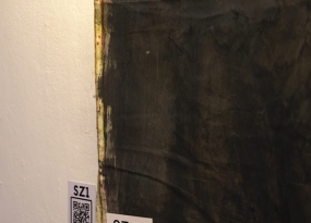 Fragment SZ1, 200 x 130 cm, akryl na płótnie, 2019